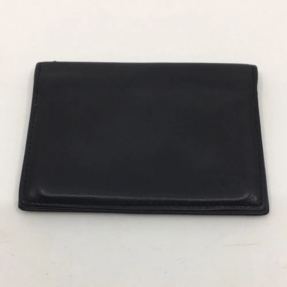 TUMI - Slim Card Case - Black Leather